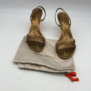 Santoni Strappy Slingback Heels